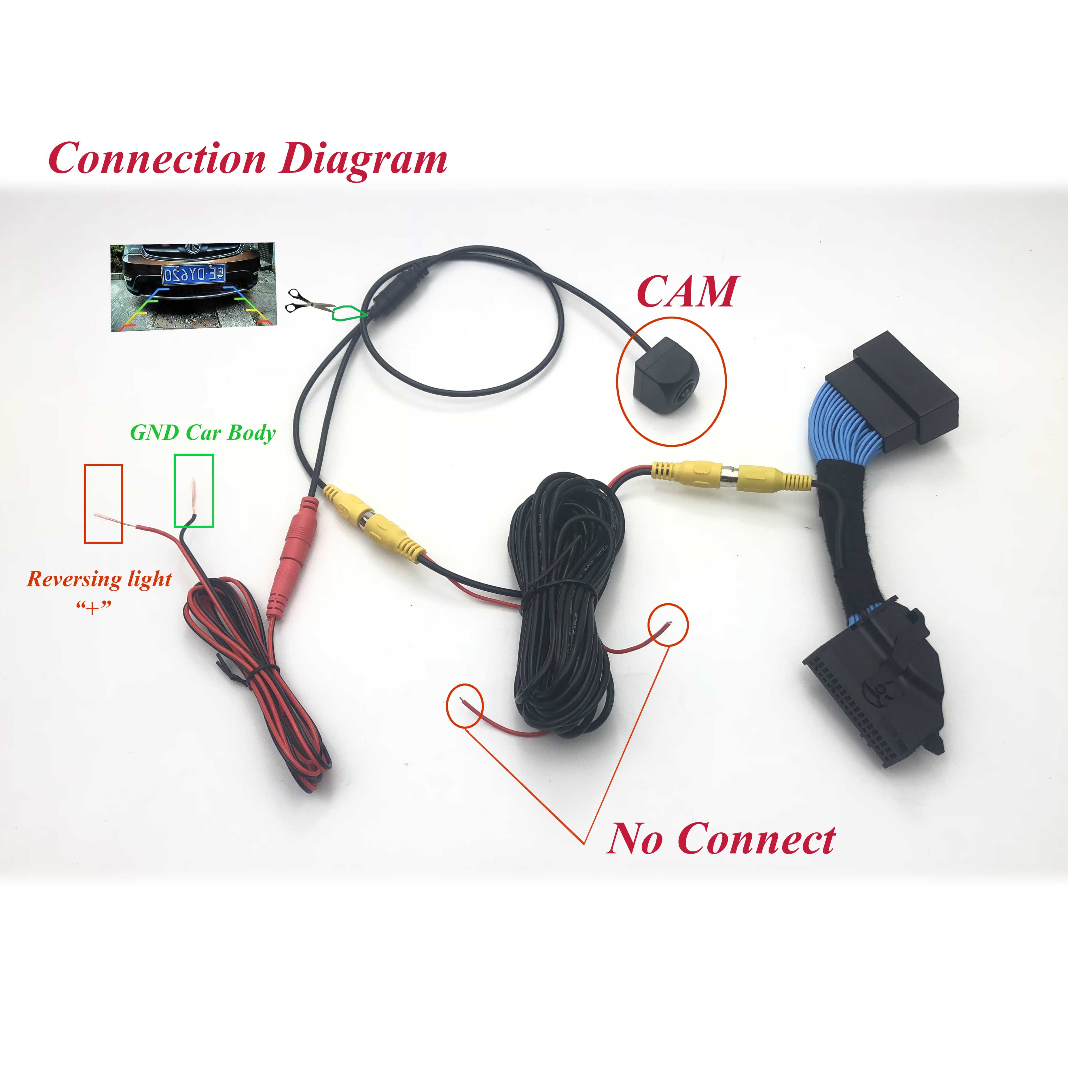HD Trunk handle Car camera For Ford Fiesta Hatch Facelift 2018 2019 2020/CCD/Night Vision/Backup Reverse rear view Camera