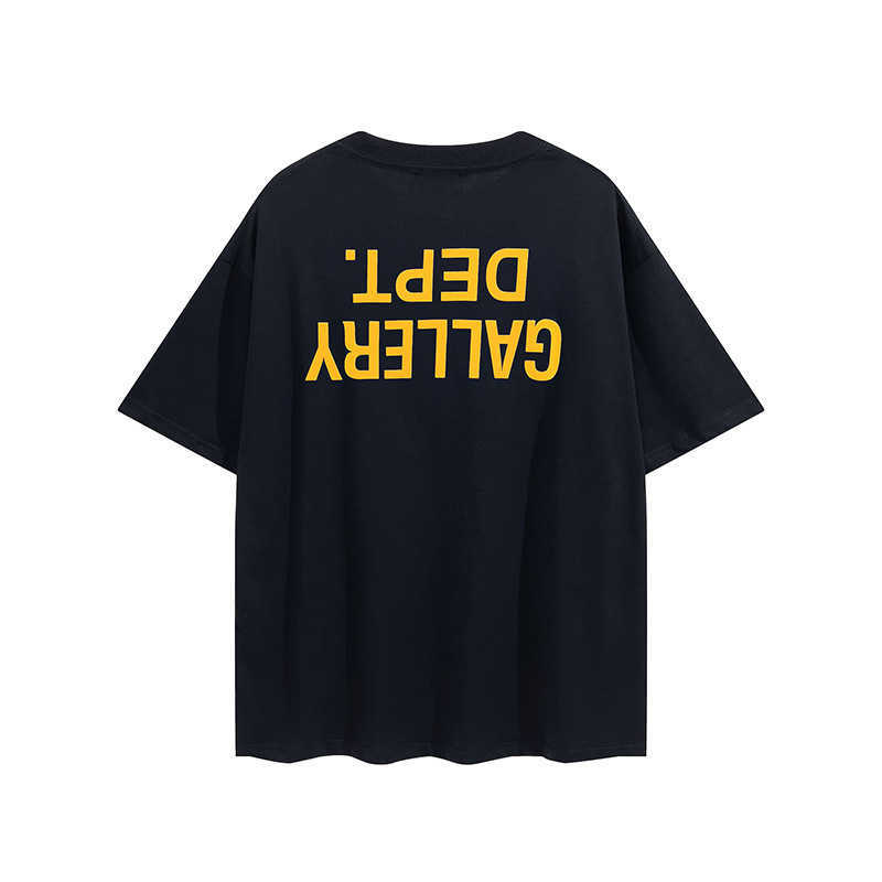 Men T-shirt Unisex Gall Dep Cotton Fashion Designer Casual 22ss Trendy Reverse Lettered Short Sleeve Men' Women' Loose Tee Round Neck Over 0DCV, Black
Men T-shirt Unisex Gall Dep Cotton Fashion Designer Casual 22ss Trendy Reverse Lettered Short Sleeve Men' Women' Loose Tee Round Neck Over 0DCV, Black