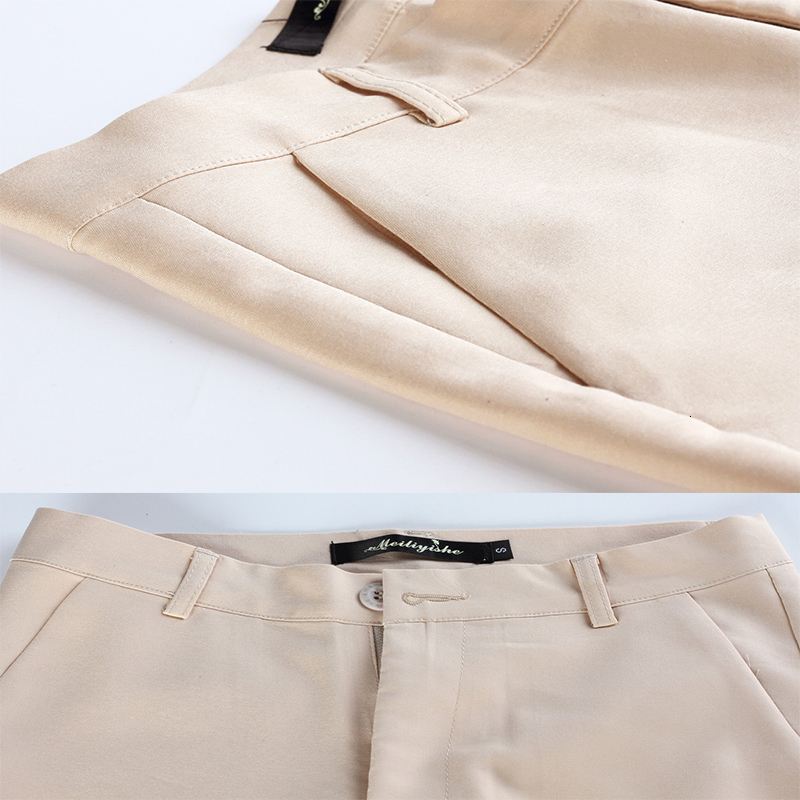 Women's Pants Capris Fashion Streetwear pencil pants Female Autumn Suit Women Casual Straight trousers Plus size 4XL High Waist elastic 221122