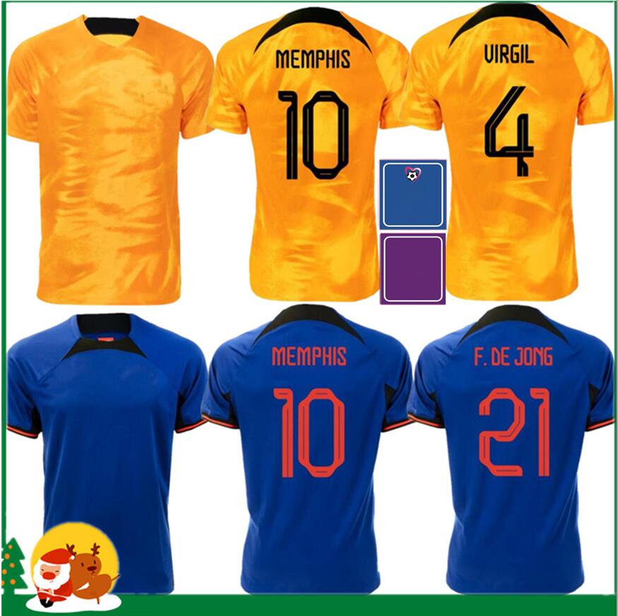 Netherlands MEMPHIS soccer jersey 2022 2023 DE JONG Holland DE LIGT WIJNALDUM VAN DIJK 22 23 football shirt Men kids kit DUMFRIES, Worlds home
Netherlands MEMPHIS soccer jersey 2022 2023 DE JONG Holland DE LIGT WIJNALDUM VAN DIJK 22 23 football shirt Men kids kit DUMFRIES, Worlds home