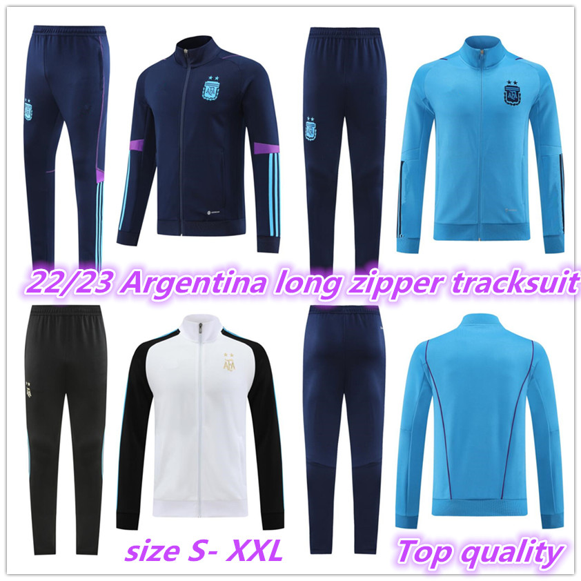 2022 Argentina adult tracksuit jacket soccer training SUIT world football cup shirt MARADONA DI MARIA Men kit TRACKSUIT sets long zipper uniforms
2022 Argentina adult tracksuit jacket soccer training SUIT world football cup shirt MARADONA DI MARIA Men kit TRACKSUIT sets long zipper uniforms