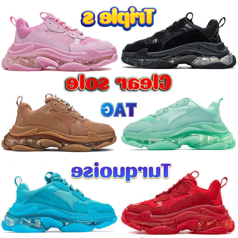 Designer Triple S Clear Sole Casual Shoes men women Sneakers Red Turquoise Neon Green Paris Luxury Triple-S Black white Pink mint Crystal Bottom Platform Dad shos, Shoe box
Designer Triple S Clear Sole Casual Shoes men women Sneakers Red Turquoise Neon Green Paris Luxury Triple-S Black white Pink mint Crystal Bottom Platform Dad shos, Shoe box