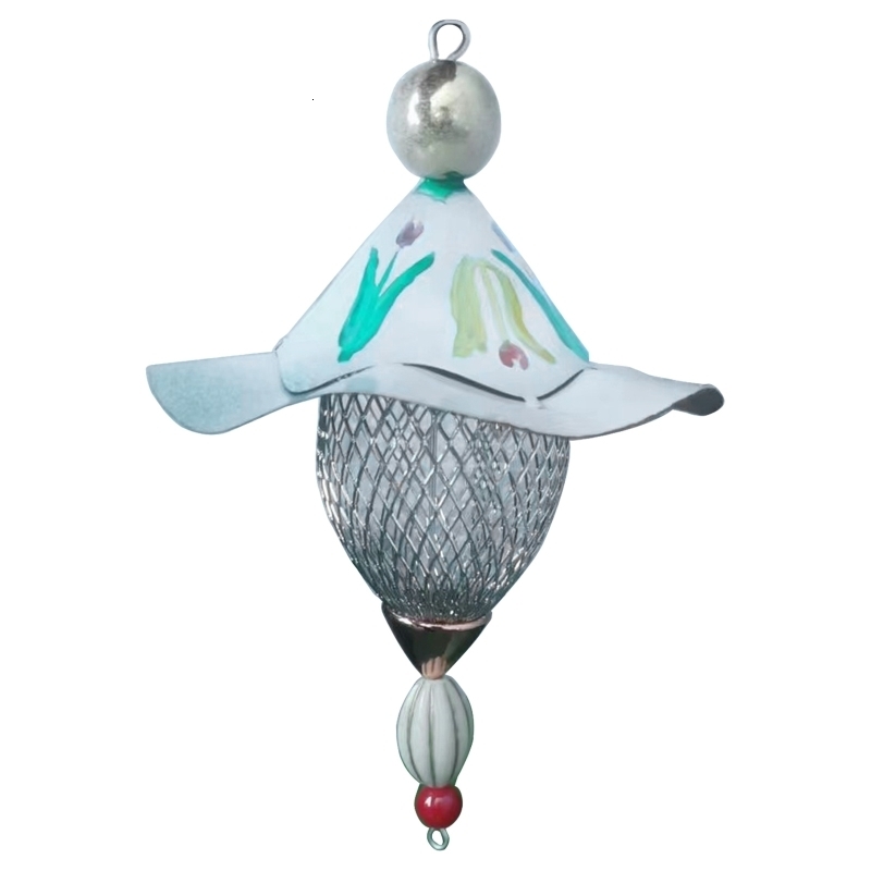 Other Pet Supplies Bird Feeder Hanging Birdhouse Delicate Garden Decorations Metal Bird House Nest for Small Finch Wild Birds 221122