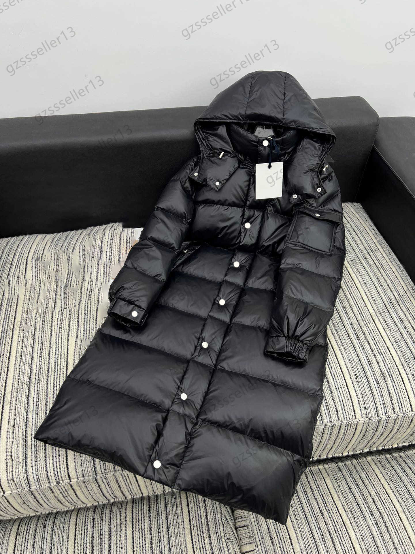 Puffer Coat Womens Down Parkas High-neck Long-sleeve Flip Flap Pocket Design Hooded Winter Coats Skin-friendly Lining Thick Warm X-Long Jacket Women Clothes
Puffer Coat Womens Down Parkas High-neck Long-sleeve Flip Flap Pocket Design Hooded Winter Coats Skin-friendly Lining Thick Warm X-Long Jacket Women Clothes