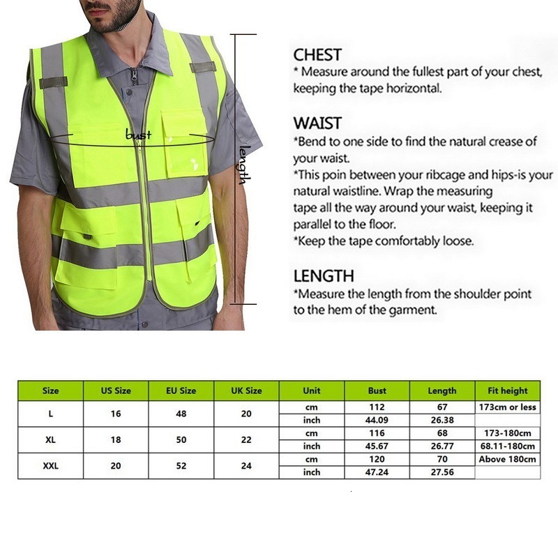 Men's Vests JODIMITTY Men High Safety Work Workwear Red Reflective Construction With 221122