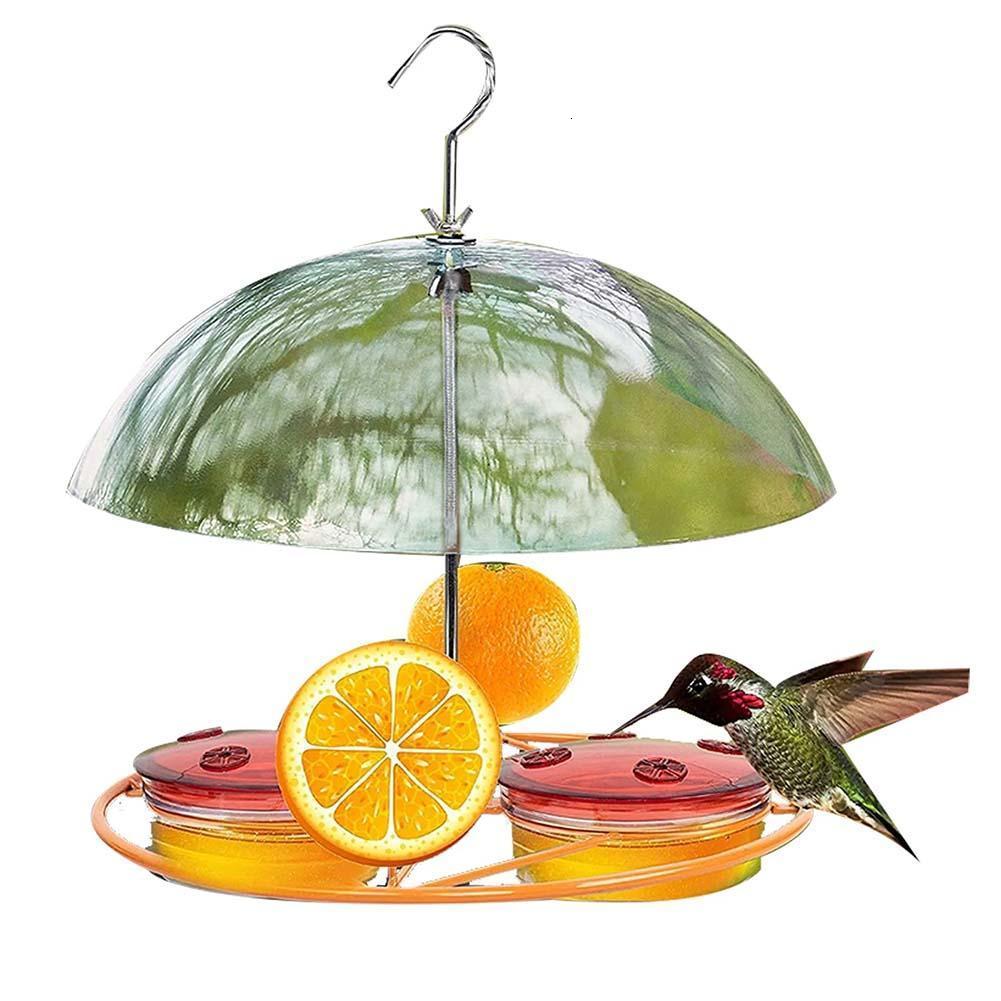 Other Pet Supplies Droplet Bird Waterer Hanging Wild Birds Water Feeder for Outdoor Garden Water Feeder For Bird With Transparent Roof 221122q