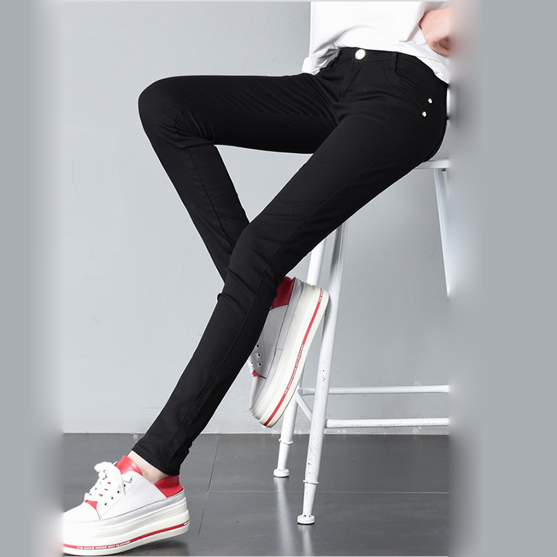 Women's Pants Capris Spring plus size basic Pencil casual Trousers elastic For Women Slim Ladies Jean Female many color 221122
