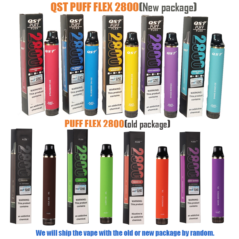 Puff Flex 2800 disposable e cigarette Puff 2800 8.5ml prefilled carts 850mah Battery vape desechable ecigarettes
Puff Flex 2800 disposable e cigarette Puff 2800 8.5ml prefilled carts 850mah Battery vape desechable ecigarettes