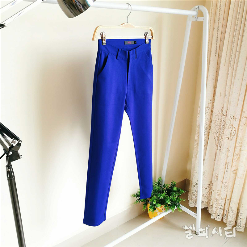 Women's Pants Capris Stretch leggings Trousers Spring Casual Candy Pencil arrival 95% Cotton Elastic Slim Skinny Female 221122