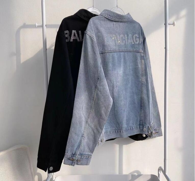 spring autumn jackets for men women denim jacket light blue casual cowboy coat Men's Clothing