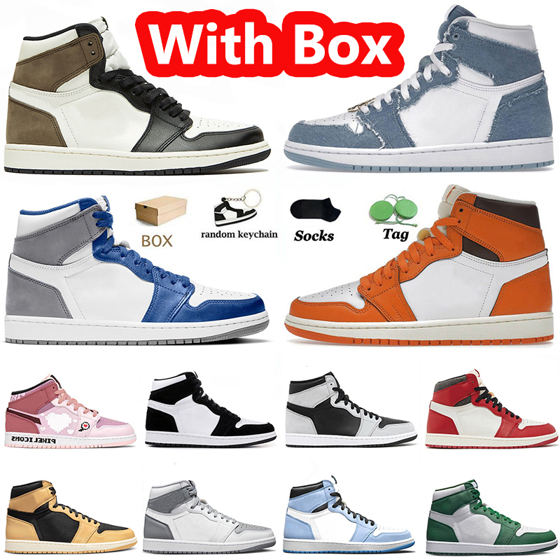 1 1s Basketball Shoes High OG Jorden1s Retros Lost Found Gorge Pine Green White Off Bred Patent Dark Mocha StarFish True Blue Denim Men Women Trainers Sports Sneakers, A18 brotherhood
1 1s Basketball Shoes High OG Jorden1s Retros Lost Found Gorge Pine Green White Off Bred Patent Dark Mocha StarFish True Blue Denim Men Women Trainers Sports Sneakers, A18 brotherhood