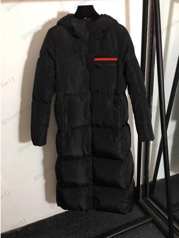 Puffer Coat Womens Designer Down Parkas Red Tape Trim Hooded Long Winter Coats Custom Zipper Flap Warmth Comfort Jacket Fashion Brsnd Slim Women Clothing 1970 
Puffer Coat Womens Designer Down Parkas Red Tape Trim Hooded Long Winter Coats Custom Zipper Flap Warmth Comfort Jacket Fashion Brsnd Slim Women Clothing 1970