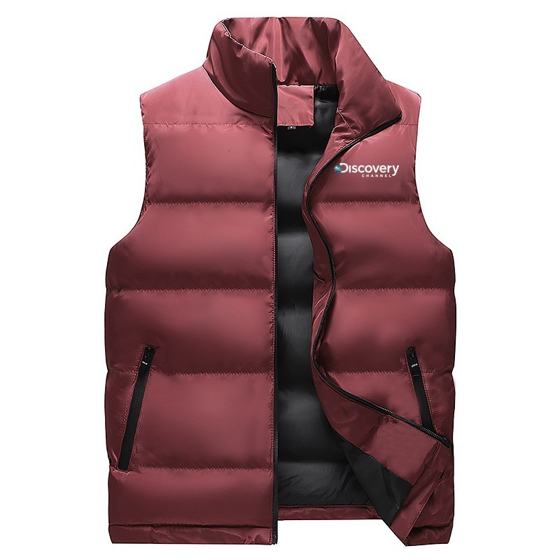 Mens Vests Men Discovery Channel Casual Warm Zip Vest Male Autumn Winter Sleeveless Jacket Outdoor Climbing Hiking Coat 221122