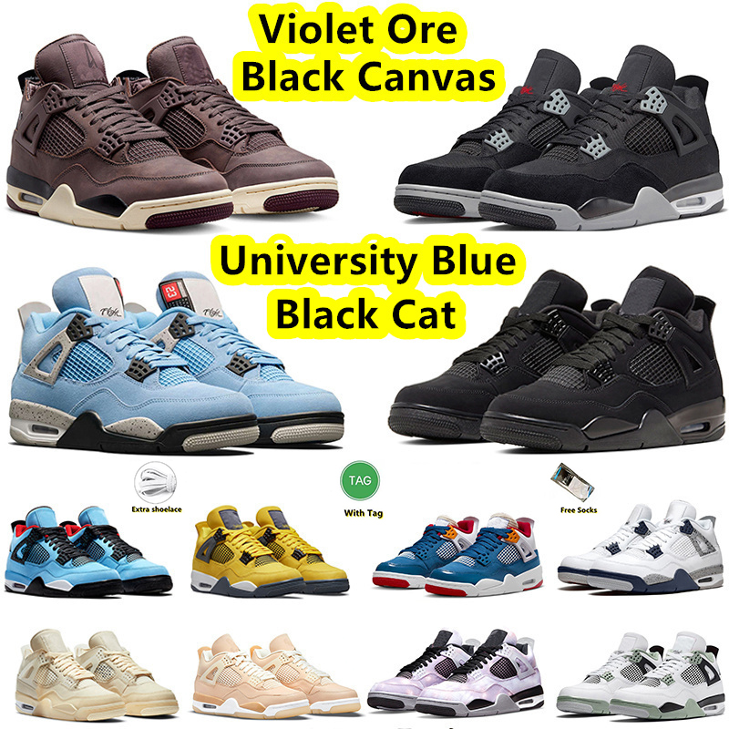 2023 Top high qualityJumpman 4 Mens Basketball Shoes Violet Ore Black Cat Black Canvas Messy Room White Oreo Seafoam Sail Shimmer bred Red Thunder men women, Pay for box
2023 Top high qualityJumpman 4 Mens Basketball Shoes Violet Ore Black Cat Black Canvas Messy Room White Oreo Seafoam Sail Shimmer bred Red Thunder men women, Pay for box