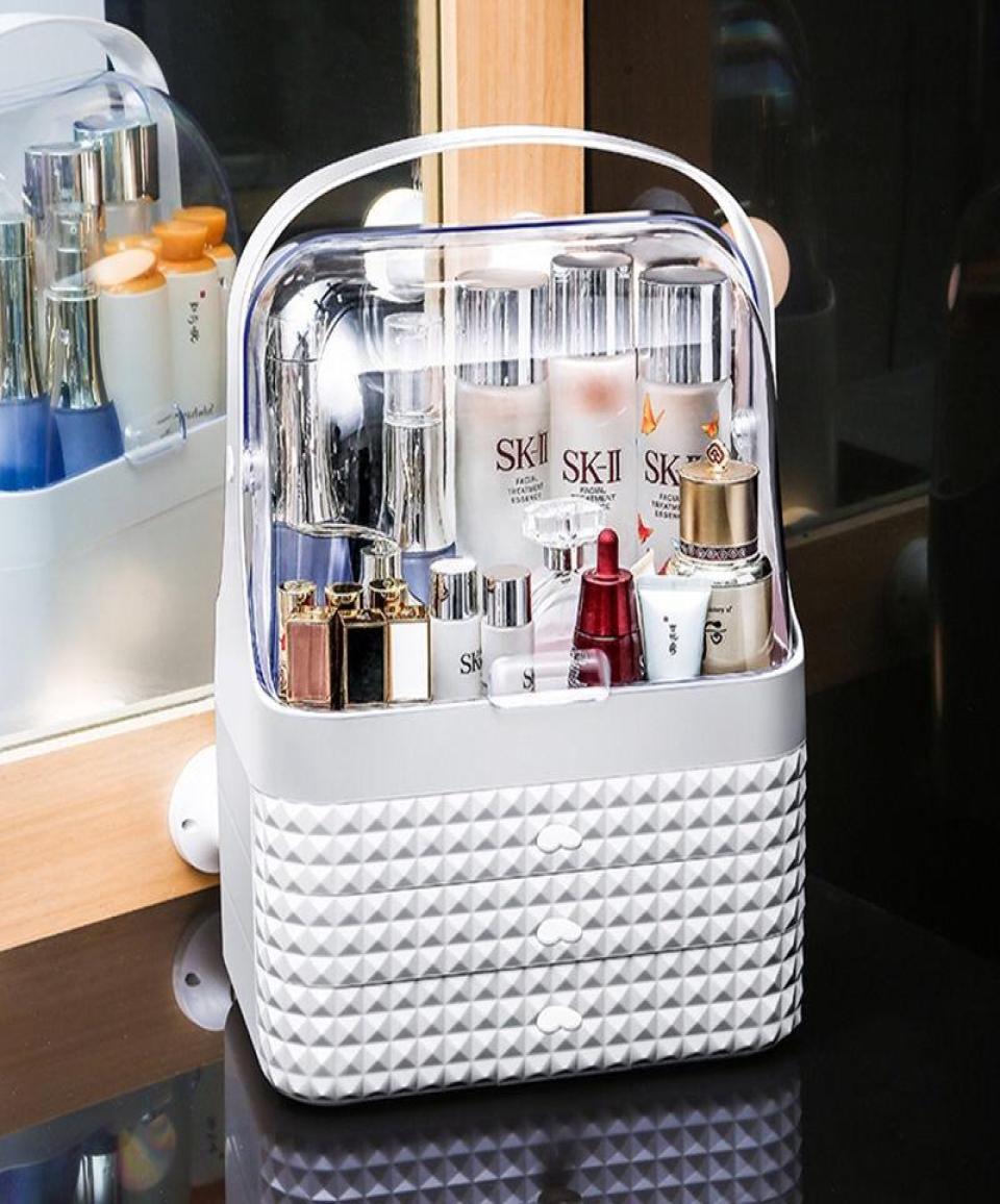 Bathroom Storage Organization Transparent Cosmetics Box Portable Skin Care Product Jewelry Nail Polish Makeup Desktop
Bathroom Storage Organization Transparent Cosmetics Box Portable Skin Care Product Jewelry Nail Polish Makeup Desktop