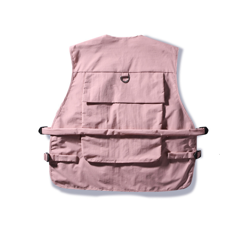 Mens Vests Military Multiple Pockets Cargo Hip Hop Men Dad Core Sleeveless Jacket Gilet Streetwear 221122