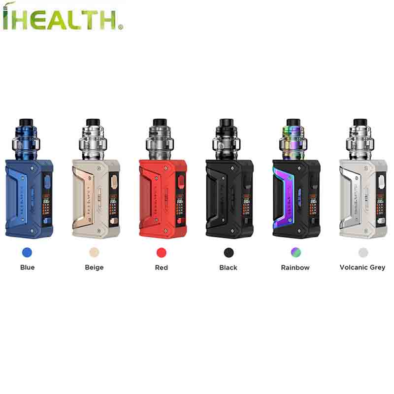 Original GeekVape L200 Legend 2 Classic Kit 200W With 6ml Z Max Tank Powered by Dual 21700/18650 battery, Blue
Original GeekVape L200 Legend 2 Classic Kit 200W With 6ml Z Max Tank Powered by Dual 21700/18650 battery, Blue