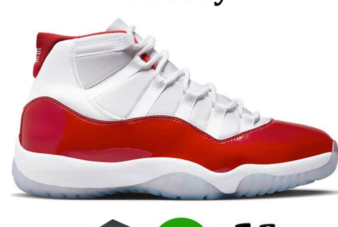 With Box Basketball Shoes Men jumpman 11s High Cherry Trainers Sport Sneakers Size 6 6.5 7 7.5 8 8.5 9 9.5 10 10.5 11 11.5 12 12.5 13 13.5
With Box Basketball Shoes Men jumpman 11s High Cherry Trainers Sport Sneakers Size 6 6.5 7 7.5 8 8.5 9 9.5 10 10.5 11 11.5 12 12.5 13 13.5