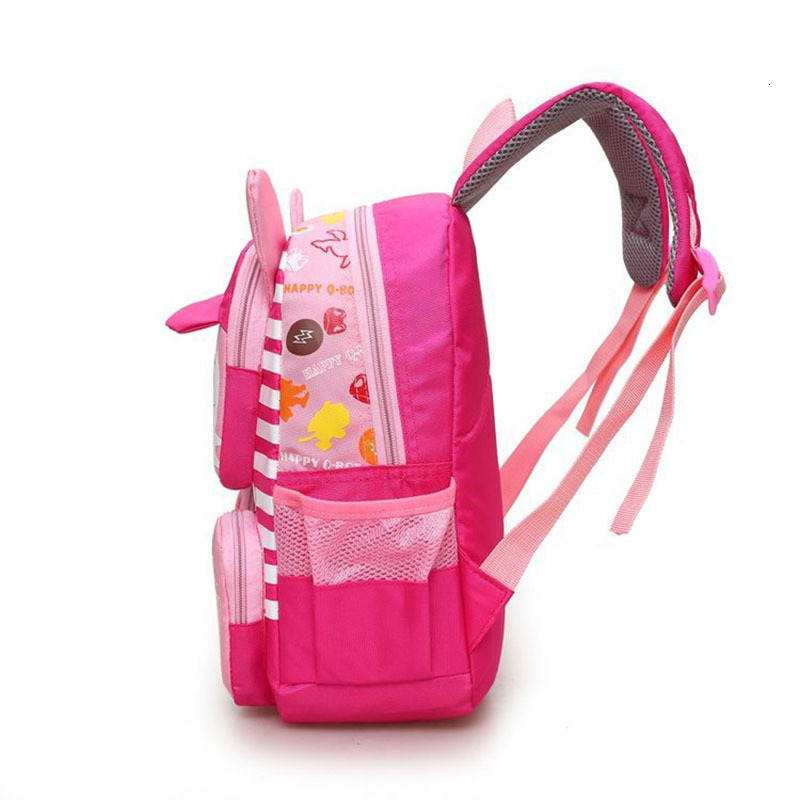 Backpacks Rabbit Children's Schoolbag Primary Backpack Cute Animal Kids Bags For Girls Boys Kindergarten 221122