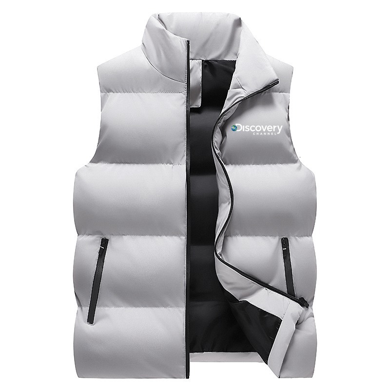 Mens Vests Men Discovery Channel Casual Warm Zip Vest Male Autumn Winter Sleeveless Jacket Outdoor Climbing Hiking Coat 221122