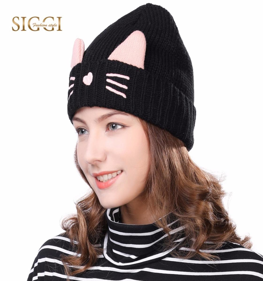 SIGGI Women Knitted Beanies Cat Ear Caps Winter Hats Skullies for Girls Bonnets Gorros Cute Wool Thick Fleece Czapa Zimowa 88236 D7441336, Black
SIGGI Women Knitted Beanies Cat Ear Caps Winter Hats Skullies for Girls Bonnets Gorros Cute Wool Thick Fleece Czapa Zimowa 88236 D7441336, Black
