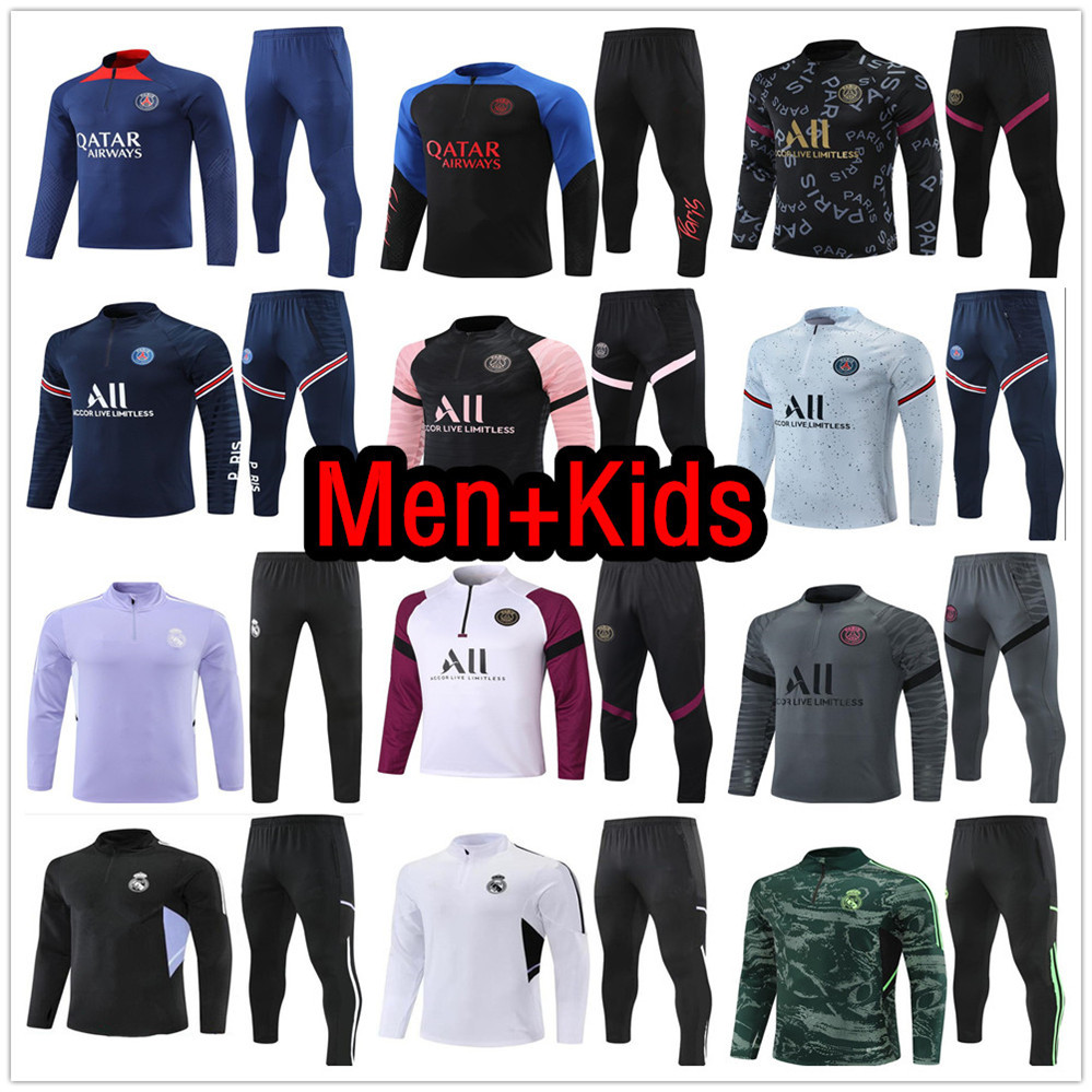 psgS Real Madrids Madrides tracksuit Soccer Tracksuits Sets jacket set chandal futbol football survetement foot tuta TRAINING suit soccer jersey 21 22 23 men kids
psgS Real Madrids Madrides tracksuit Soccer Tracksuits Sets jacket set chandal futbol football survetement foot tuta TRAINING suit soccer jersey 21 22 23 men kids