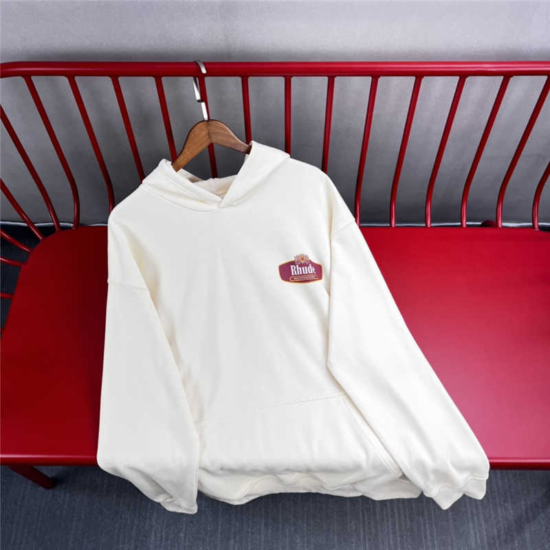 Hoodies 2022fw Hoodie Men Women 1 1 Top Version Washed Black Apricot Pullover Sweatshirts Y2211