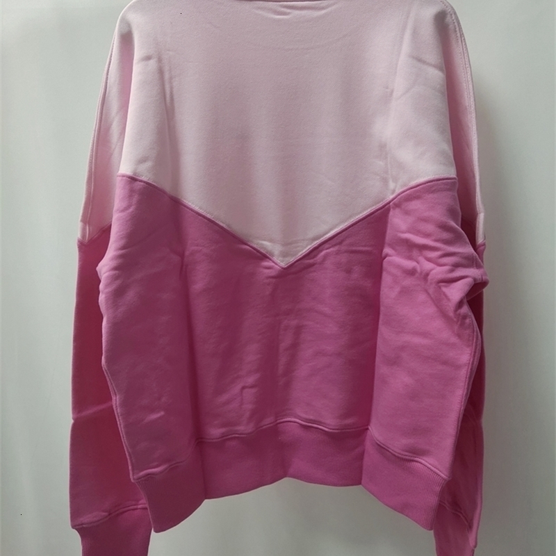Women's Hoodies Sweatshirts Autumn Winter Round Neck 100% Cotton Colorblock Letter Printing Long-sleeved Women Casual Hoodie Sweatershirts 221121