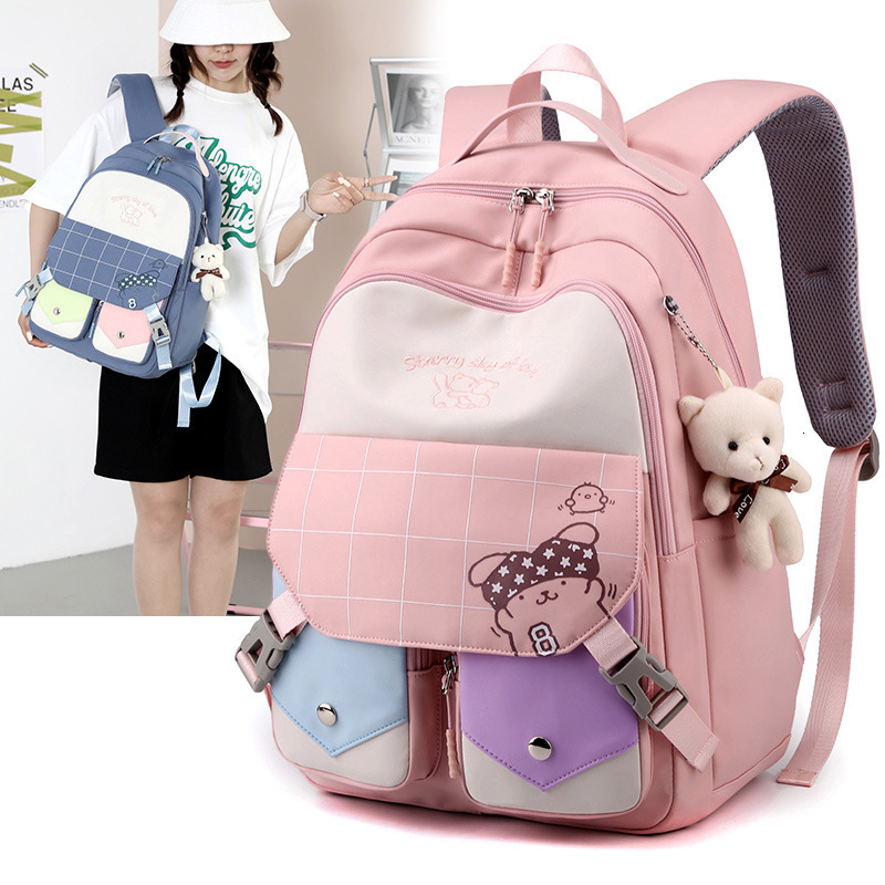 Backpacks waterproof Children School Bags for Girls Orthopedic Backpack Primary school backpack schoolbag kids book bag Mochila Infantil 221122