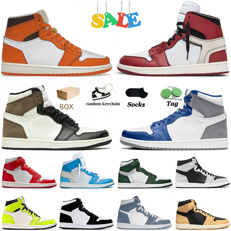 Jumpman 1 basketball shoes 1s travis scotts Sneakers High OG Dark Mocha True Blue Starfish Denim Bred Panda Denim White Off Chicago UNC Men Outdoor Sports Trainers 47, A27 high og heirloom 36-46
Jumpman 1 basketball shoes 1s travis scotts Sneakers High OG Dark Mocha True Blue Starfish Denim Bred Panda Denim White Off Chicago UNC Men Outdoor Sports Trainers 47, A27 high og heirloom 36-46