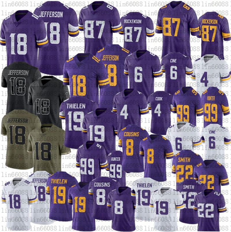 Men Women Youth Justin Jefferson jersey T.J. Hockenson football Lewis Cine Dalvin Cook Adam Thielen Kirk Cousins Harrison Smith Danielle Hunter stitched
Men Women Youth Justin Jefferson jersey T.J. Hockenson football Lewis Cine Dalvin Cook Adam Thielen Kirk Cousins Harrison Smith Danielle Hunter stitched