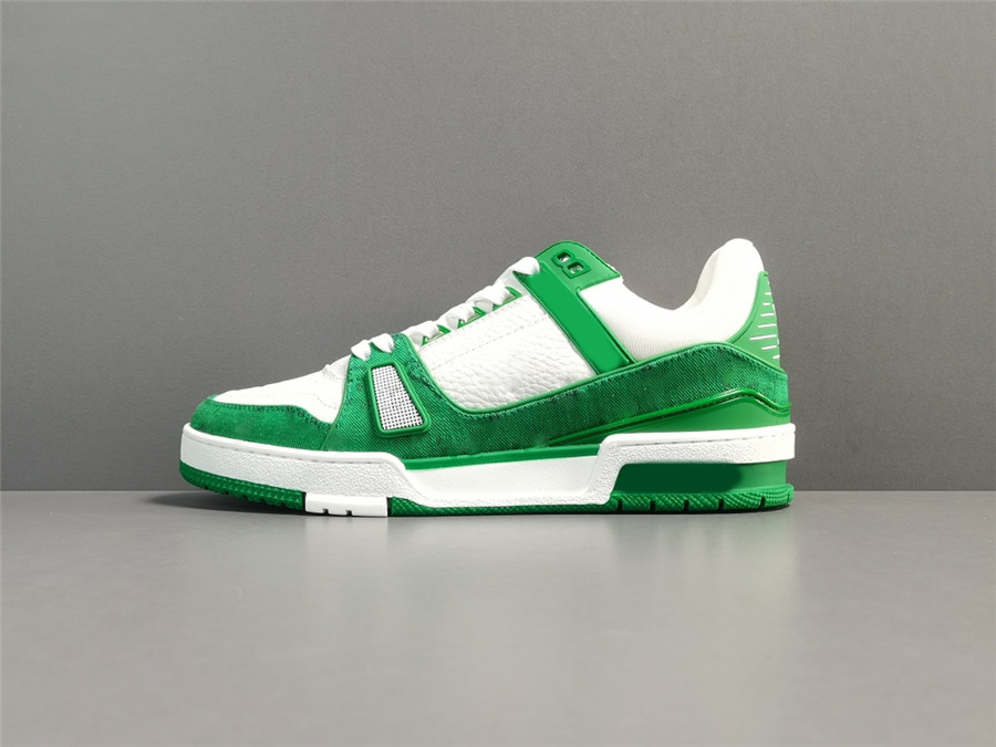 Authentic Trainer Low Shoes Red Green Black Monogram Denim White Blue Jeans Genuine Leather Suede Outdoor Sports Sneakers With Original Box 36-45, Customize
Authentic Trainer Low Shoes Red Green Black Monogram Denim White Blue Jeans Genuine Leather Suede Outdoor Sports Sneakers With Original Box 36-45, Customize