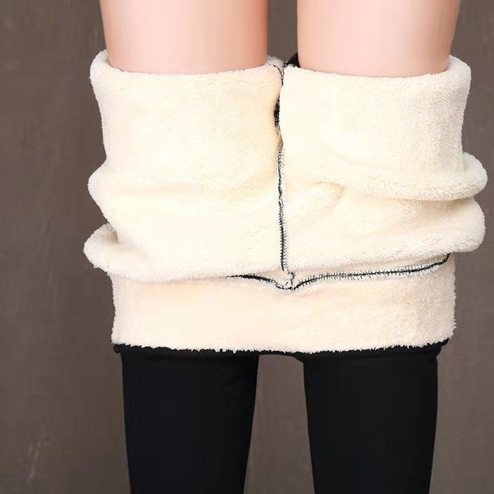 Womens Leggings Winter Warm High Waist Pants Velvet Thick For Stretch Thicken 221122
