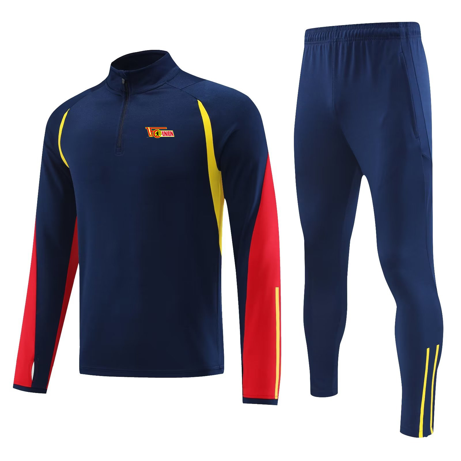 1. FC Union Berlin Men's Tracksuits autumn children Outdoor Soccer training suit jogging sports long sleeve suit LOGO customize, No 3
1. FC Union Berlin Men's Tracksuits autumn children Outdoor Soccer training suit jogging sports long sleeve suit LOGO customize, No 3