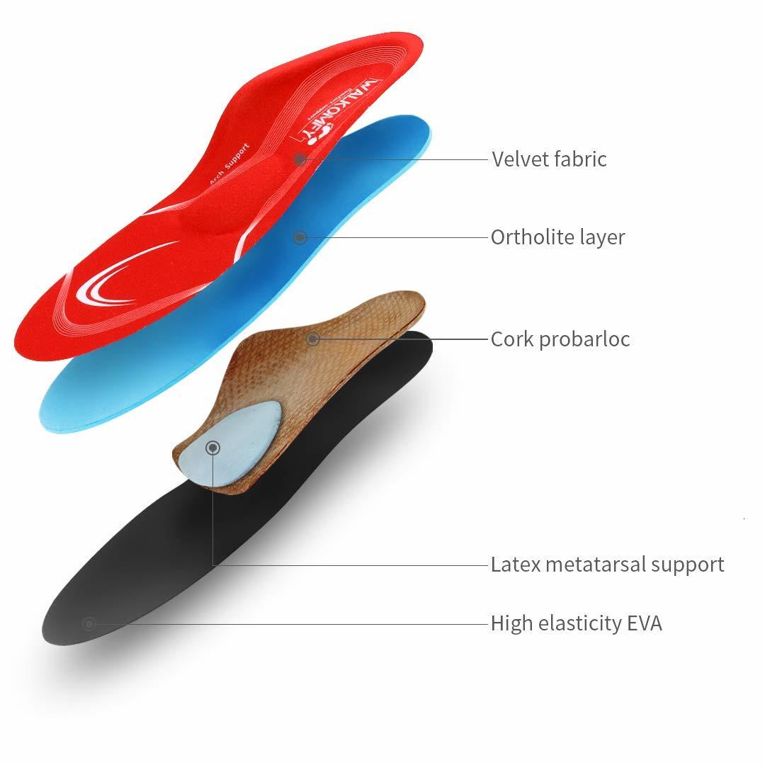 Shoe Parts Accessories Walkomfy Orthopedic Insoles for Pain Relief Plantar Fasciitis Flat Feet High Arch Support Foot Valgus Over Shoes Insert Comfort