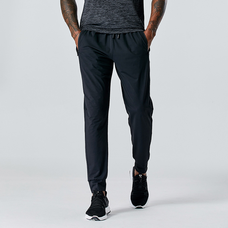 Hot Yoga Mens Jogger Long Pants Sport Yoga Outfit Outdoor City-Sweat Yogo Gym Pockets Sweatpants Trousers Mens Casual Elastic Waist fitness