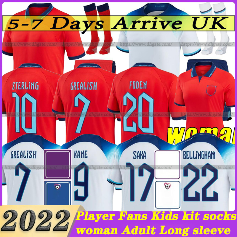 22 23 Angleterre FODEN ENG soccer jerseys 2022 KANE STERLING GREALISH RASHFORD MOUNT BELLINGHAM SANCHO UK national Football shirt men kids kit woman uniform, 2022 fans version woman away
22 23 Angleterre FODEN ENG soccer jerseys 2022 KANE STERLING GREALISH RASHFORD MOUNT BELLINGHAM SANCHO UK national Football shirt men kids kit woman uniform, 2022 fans version woman away