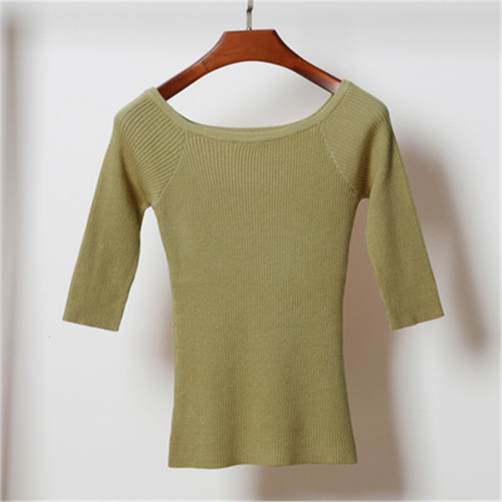 Women's Sweaters korean style sweaters for women fashion tops clothing Basic clothes brown black white pullovers knitted blouses 221123