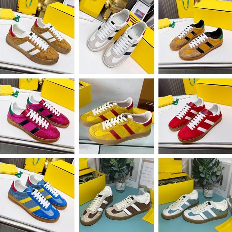 Designer Shoes Gazelle Sneakers Mens Women Slippers Velvet Patchwork Retro Trainers Co-branded Sneaker Chaussures Embroidered Letters Canvas Shoes, Color 2
Designer Shoes Gazelle Sneakers Mens Women Slippers Velvet Patchwork Retro Trainers Co-branded Sneaker Chaussures Embroidered Letters Canvas Shoes, Color 2