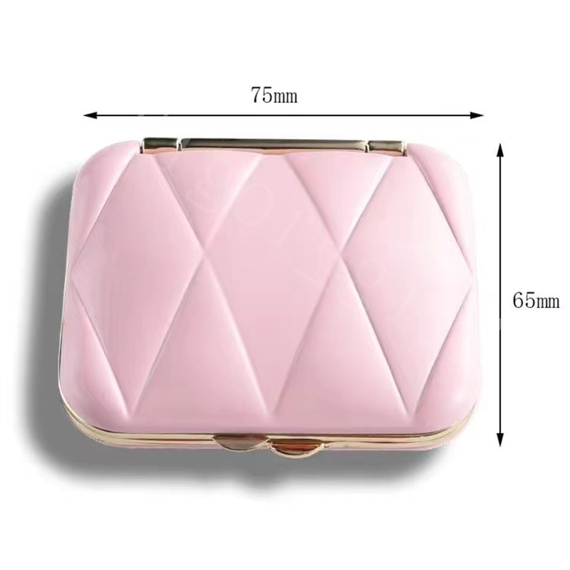 New Mm Brand Compact Mirrors Eu Style Vintage Doublesided Square Mirror with Dust Bag for Lady Nice Quality 2 Color Stock