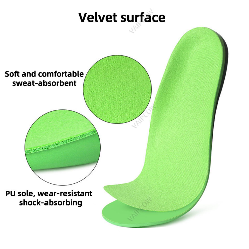 2025 new Shoe Parts Accessories EVA Orthopedic Shoes Sole Insoles For feet Arch Foot Pad XO Type Leg Correct insole Flat Support Sports Insert 221122