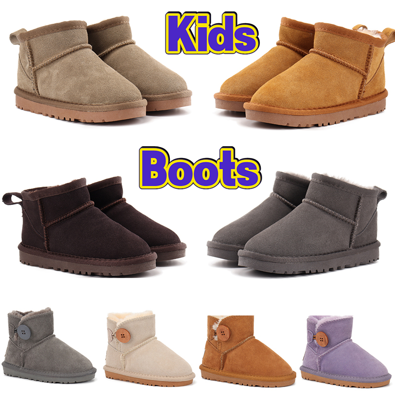 Kids snow boots boys girls Australia Ultra Mini Boot Designer Children shoes winter Classic Ankle booties Botton baby kid Australia fur slides Suede warm wool shoe, Bubble wrap packaging
Kids snow boots boys girls Australia Ultra Mini Boot Designer Children shoes winter Classic Ankle booties Botton baby kid Australia fur slides Suede warm wool shoe, Bubble wrap packaging