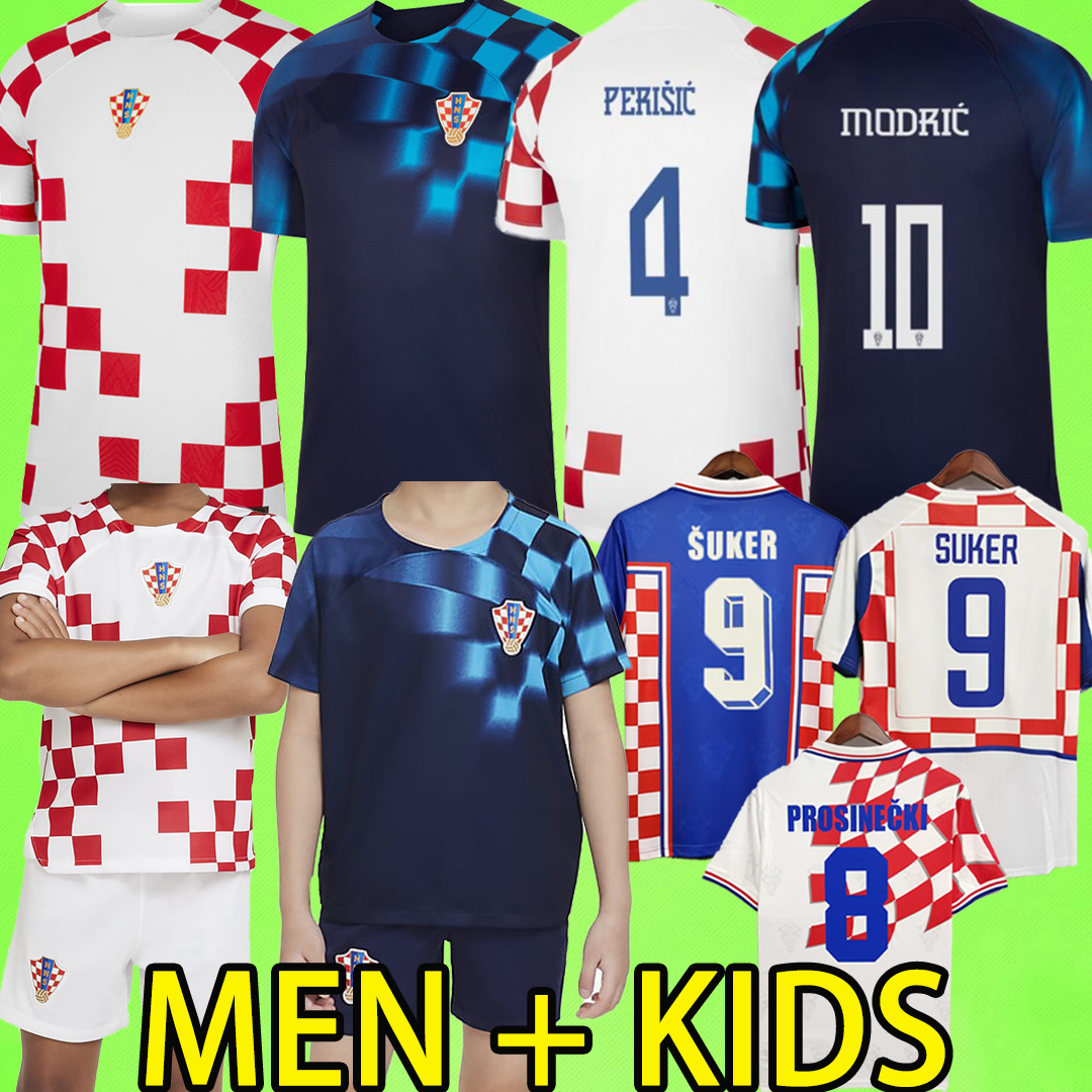 Croatia 2022 Soccer Jerseys MEN KIDS KIT 22 23 MODRIC MAJER Croatie 2023 GVARDIOL KOVACIC SUKER BROZOVIC Retro 1998 2002 Croacia SUCIC SUTALO Football Shirts Croazia, 2022 home
Croatia 2022 Soccer Jerseys MEN KIDS KIT 22 23 MODRIC MAJER Croatie 2023 GVARDIOL KOVACIC SUKER BROZOVIC Retro 1998 2002 Croacia SUCIC SUTALO Football Shirts Croazia, 2022 home