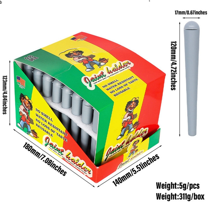 Tobacco Plastic Doob Tube Stash Jar 118mm Herb Storage Case Cigarette Rolling Cone Paper Joint Holder Pill Box Airtight Solid Sealed Container Pre Roll
Tobacco Plastic Doob Tube Stash Jar 118mm Herb Storage Case Cigarette Rolling Cone Paper Joint Holder Pill Box Airtight Solid Sealed Container Pre Roll