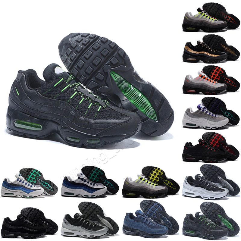 95 running shoes men women Triple Black White OG Neon Light Blue Solar Red Smoke Grey Midnight Navy mens trainers outdoor sneakers, Color 12
95 running shoes men women Triple Black White OG Neon Light Blue Solar Red Smoke Grey Midnight Navy mens trainers outdoor sneakers, Color 12