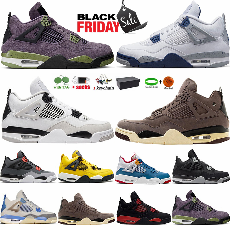 4 basketball shoes for men women 4s Military Black Cat Sail Red Thunder White Oreo Cactus Jack Blue University Infrared Cool Grey mens sports j4 sneakers, 23
4 basketball shoes for men women 4s Military Black Cat Sail Red Thunder White Oreo Cactus Jack Blue University Infrared Cool Grey mens sports j4 sneakers, 23