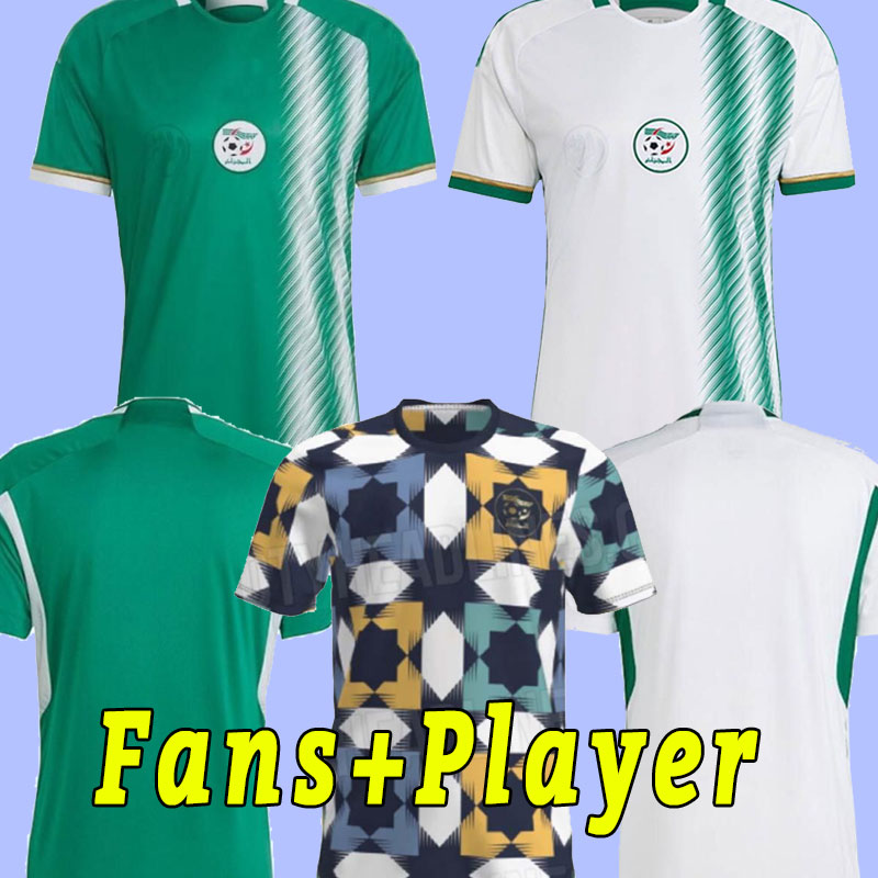 2022 Algeria Men Soccer Jerseys SLIMANI MAHREZ FEGHOULI BENNACER ATAL 2023 Home Away 22 23 Football Shirts Short Sleeve Fans Player verion camiseta de futbol
2022 Algeria Men Soccer Jerseys SLIMANI MAHREZ FEGHOULI BENNACER ATAL 2023 Home Away 22 23 Football Shirts Short Sleeve Fans Player verion camiseta de futbol