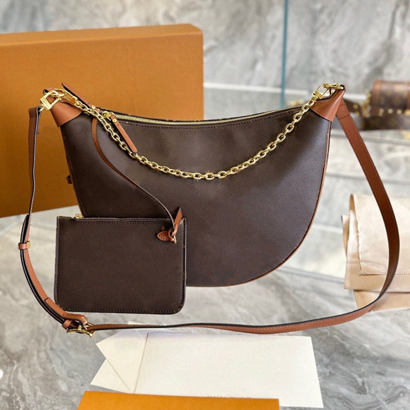 Designer Loop Hobo Women Marel Shoulder Crossbody Bags Luxury Fashion Chain Handbags M46311 Half Moon Leather Bag x2uU#, 38cm old flower
Designer Loop Hobo Women Marel Shoulder Crossbody Bags Luxury Fashion Chain Handbags M46311 Half Moon Leather Bag x2uU#, 38cm old flower