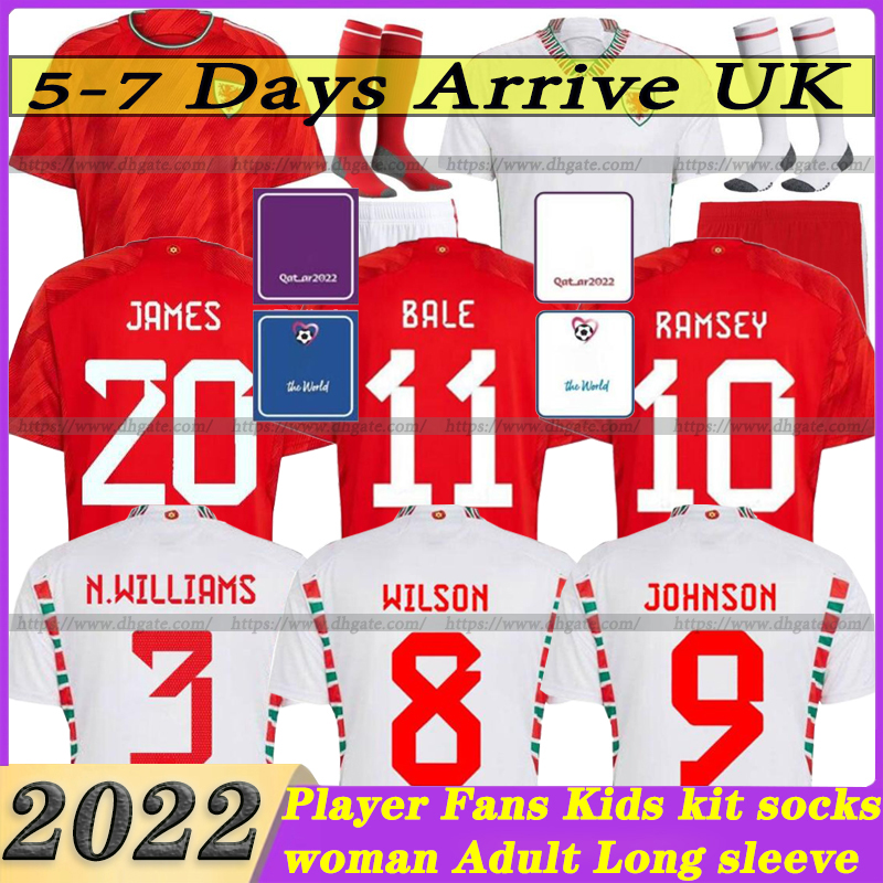 2022 Wales Soccer Jerseys BALE WILSON ALLEN RAMSEY Mens 22 23 world final cup Player Fan edition Rodon VOKES Home red Football Shirt Short Sleeve Adult Uniforms jersey, 2022 away kit socks
2022 Wales Soccer Jerseys BALE WILSON ALLEN RAMSEY Mens 22 23 world final cup Player Fan edition Rodon VOKES Home red Football Shirt Short Sleeve Adult Uniforms jersey, 2022 away kit socks