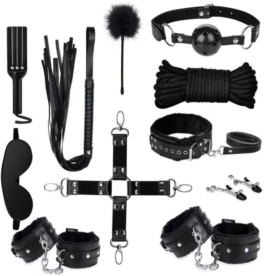 Leather Fun Sm Binding Plush Ten Piece Set 1 of Adult Alternative Training Supplies Handcuffs and Foot Cuffs 8BF8
Leather Fun Sm Binding Plush Ten Piece Set 1 of Adult Alternative Training Supplies Handcuffs and Foot Cuffs 8BF8